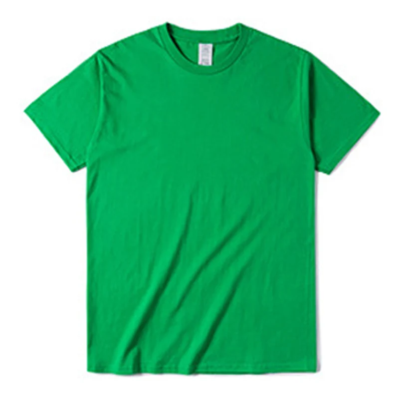 

HFNF Men's T Shirt Causal Round Neck Short Sleeve T Shirt 2019 Summer Breathable Cotton Solid Color Males T Shirt