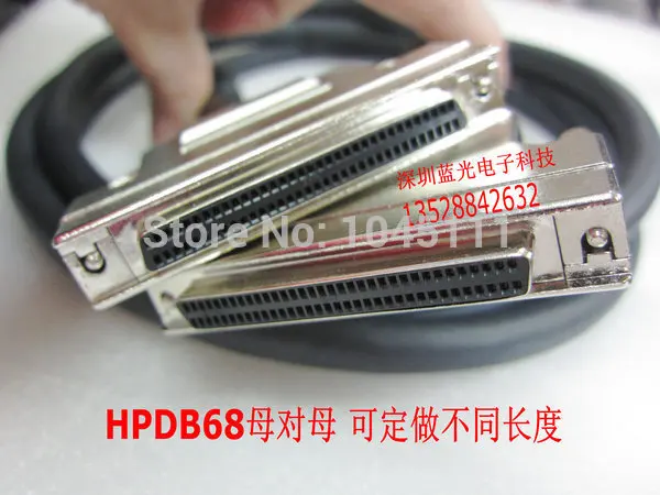 HPDB68 HPDB 68 Pin SCSI Cable Female to Female F/F Direct Attach Cable Direct Connect Cable Line 2 m HPDB68 HPDB 68 Pin SCSI Cable Female to Female F/F Direct Attach Cable Direct Connect Cable Line 2 m