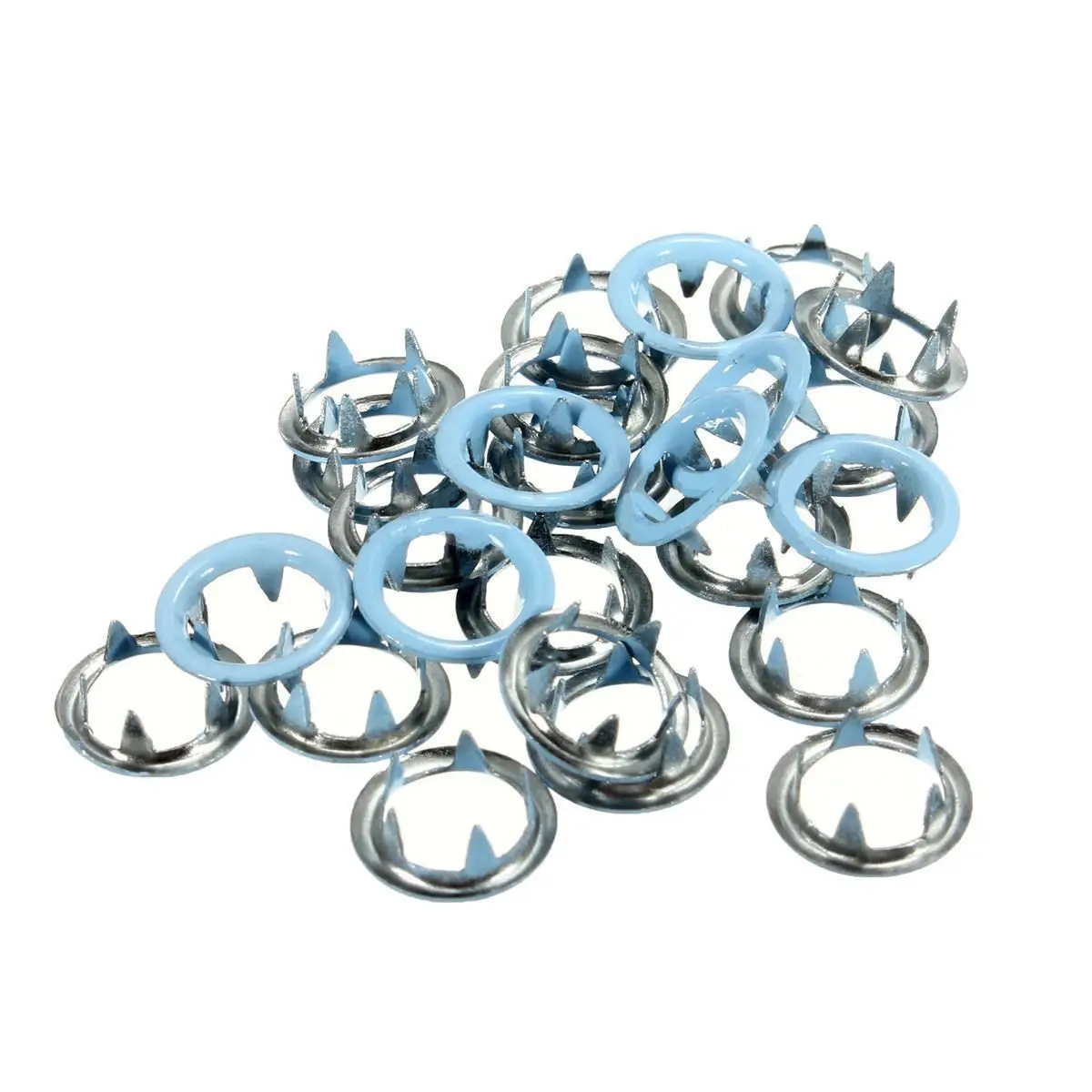 JX-LCLYL 200pcs 9.5mm Press Button Studs Popper Fastener Setter Tool Craft + Pliers New