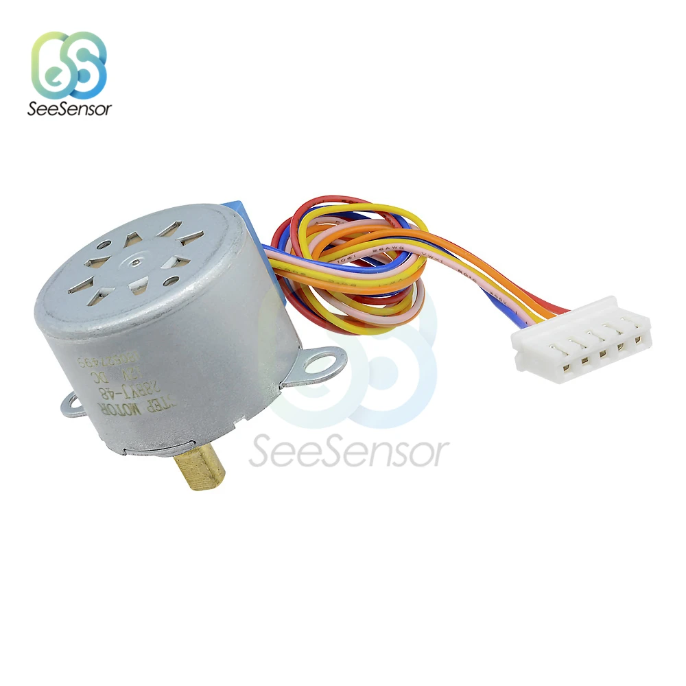Stepper Motor 28BYJ-48 DC 5V 12V Reduction Step Gear Stepper Motor 4 Phase 28byj 28byj48 for arduino Diy Kit