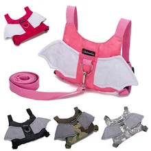 Детские ходунки, ремни и поводки для детей ясельного возраста, ремень для обучения ходьбе, детский ремень с защитой от потери, регулируемый ремень с рисунком летучей мыши для младенцев