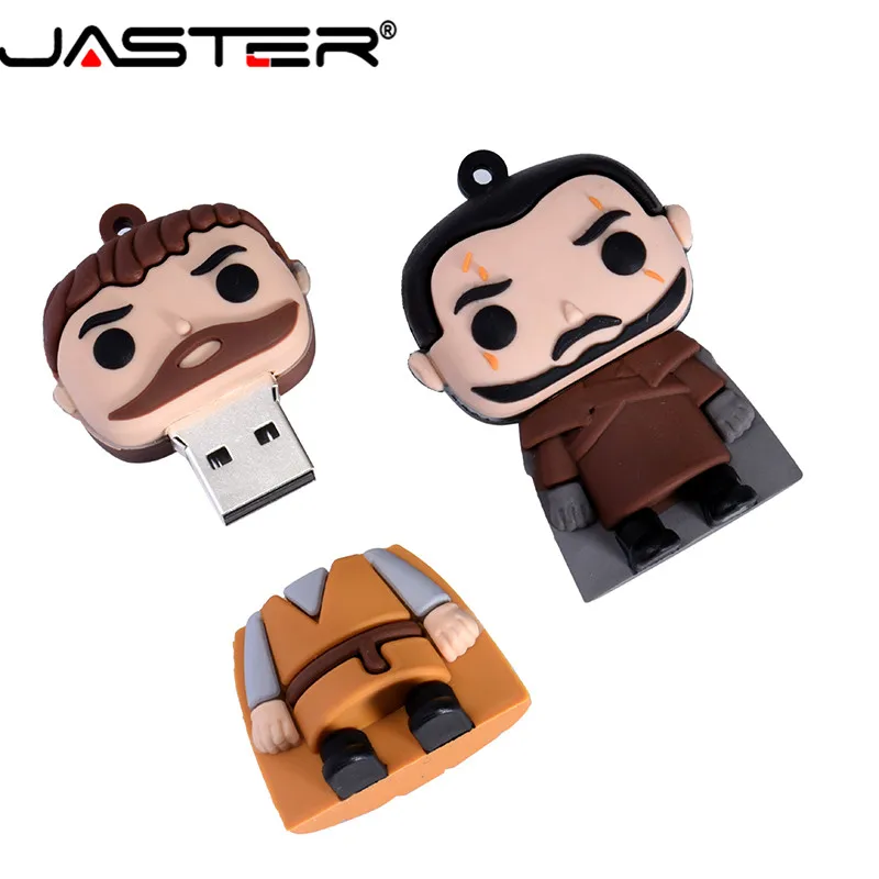 JASTER Cartoon USB 2.0 Right Game Series Flash Drive Yaoh Danielis Tilion Jon Snow pen drive 4GB 16GB 32GB 64GB pendrive U disk