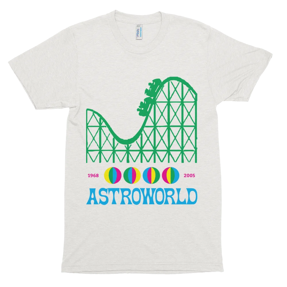 Astroworld альбом подарок печати футболка хип хоп футболка новый футболки arrival Мода 100% хлопок летняя футболка футболки повседневные