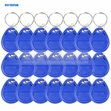 DIYSECUR 50 шт./лот Blue125Khz RFID карты записываемых брелоков для доступа Управление и Другое RFID считыватель Применение
