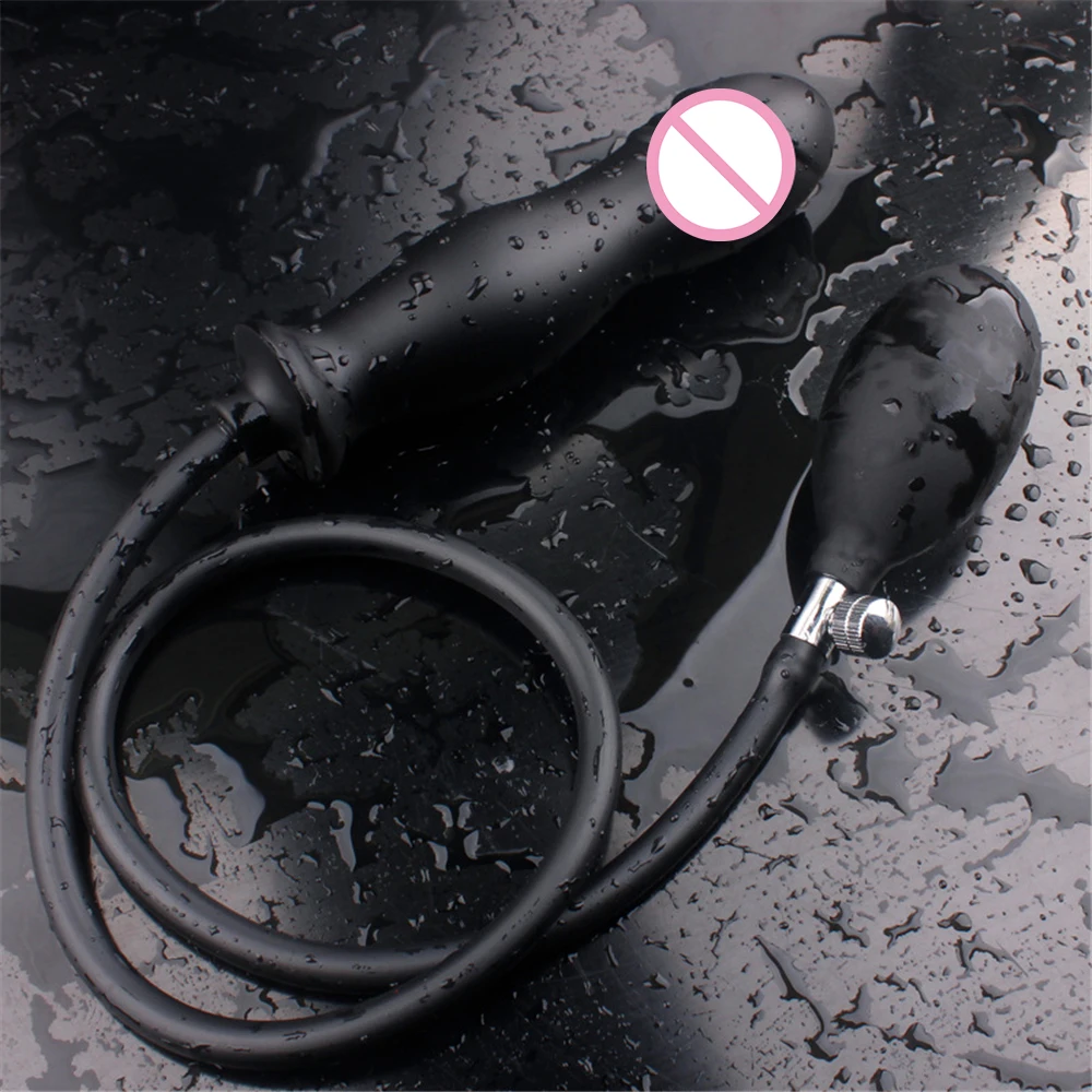 Super Large Inflatable Huge Big Anal Plug Expandable Anal Dilator Expandable Pump No Vibrator Butt Plug Anal Balls Sex Toys (4)