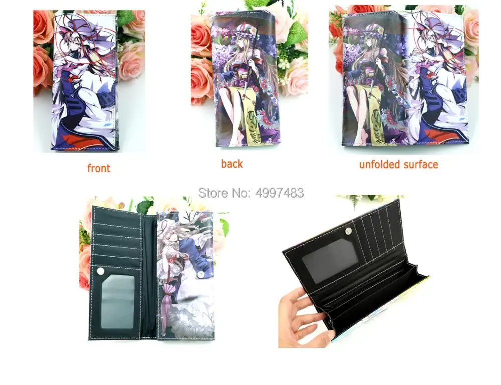 Длинный кошелек клатч из искусственной кожи Yakumo Yukari Аниме TouHou Project|Кошельки| |