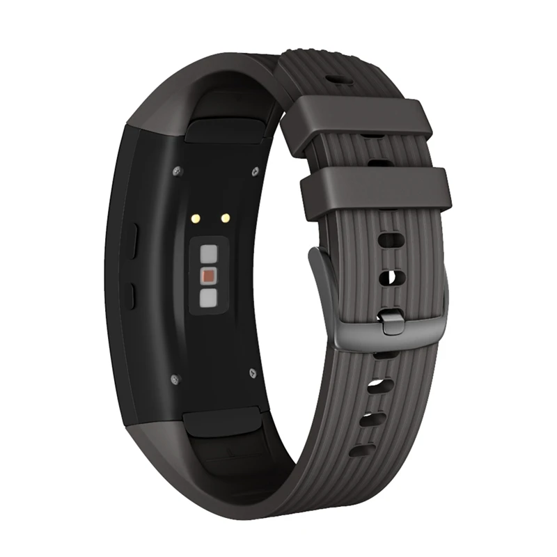 

2019 New Striped Silicone Replacement Wristband Sports Silicone Strap for Samsung Fit4 Pro