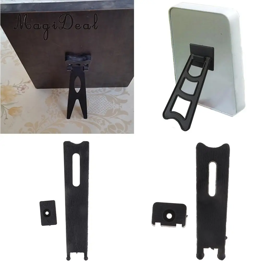 100pcs Frame Stands Frame Rack Supporter Picture Back Holder Black