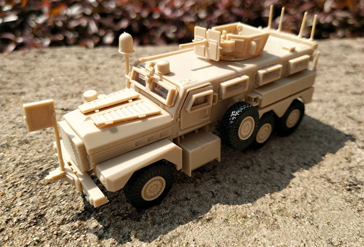 Модель наборы 1/72 грузовик США COUGAR 6*6 DIY строительные блоки набор игрушки для детей раннее образование игрушки Brinquedos подарок