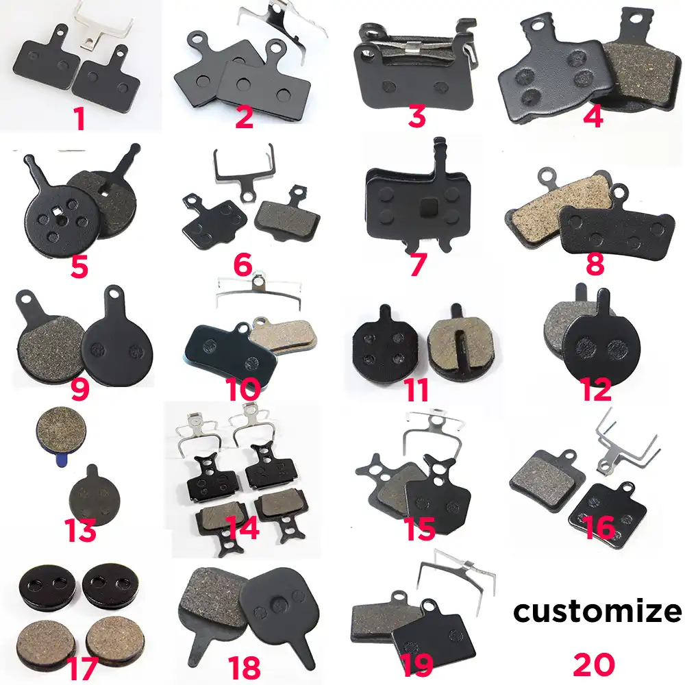 1 Pair//2pcs Bicycle Break Pad For Shimano M445 355 395 Mountain Bike Disc Pads