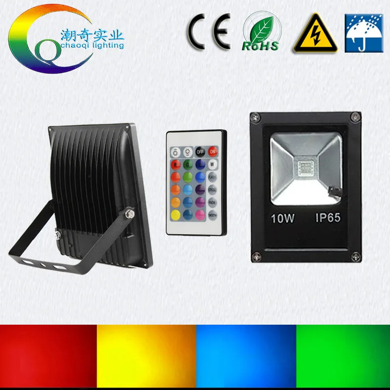 Водонепроницаемый светодиодный прожектор RGB 10 Вт 20 30 50 1 шт. светодиодное уличное