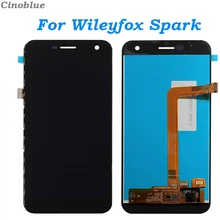 Дешевые LCD Display For Wileyfox Spark Touch Screen Digitizer For Wileyfox Spark Display Screen LCD Repair Parts