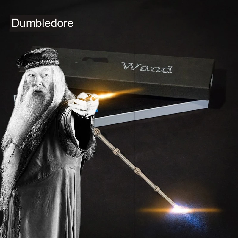 Albus Dumbledore Magic Wand with light toys Harri Potter Cosplay Hermione Snape ginny Ron Magic Wand birthday christmas gift