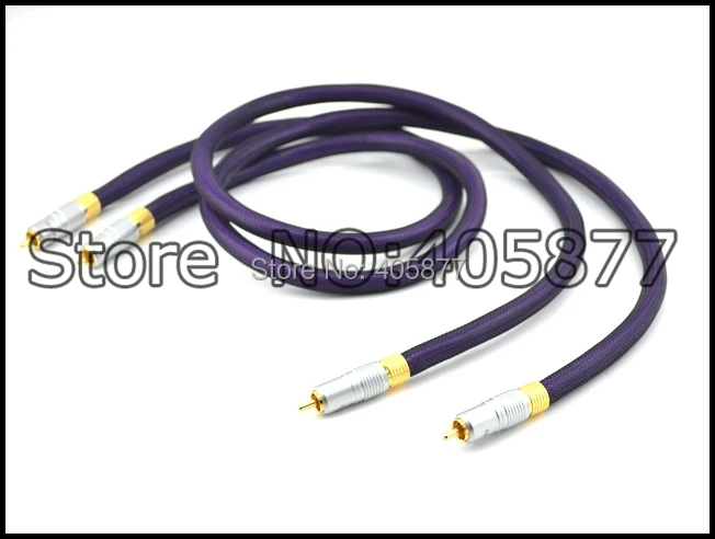 

New viborg audio RCA Cable with Gold plated Nakamichi RCA Connector High Performance Hi Fi Cable