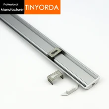Tinyorda 100 шт.(длина 2 м) Alu светодиодная полоса светодиодный профиль канала для 13 мм светодиодные ленты [профессиональный производитель] TAP3006