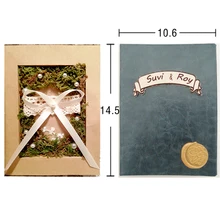 Акция, 1 шт. логотип perpsonal участие брак предложение день свадьбы ручной работы лесное кольцо наволочка сюрприз