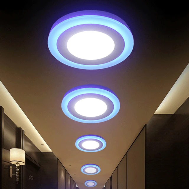 Tsleen Rgb Dimmable Led Panel Led Light Ceiling With Remote 24 Key