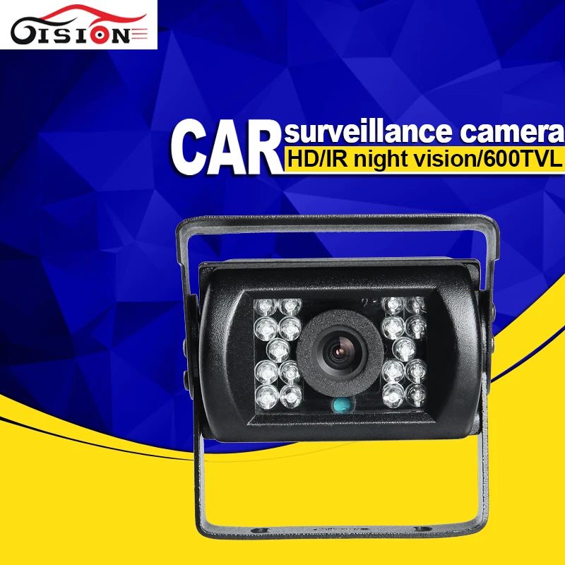 

Free shipping CCD Camera,18pcs IR LED Night Vision Watproof CCTV Camera,Metal Security camera special for Car/Bus