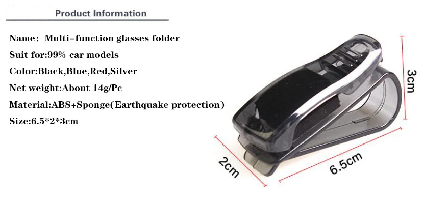 Застежка для автомобиля аксессуары автомобильный Стайлинг АБС автомобиль солнцезащитный козырек Солнцезащитные очки Зажим для очков держатель билета зажим для карты