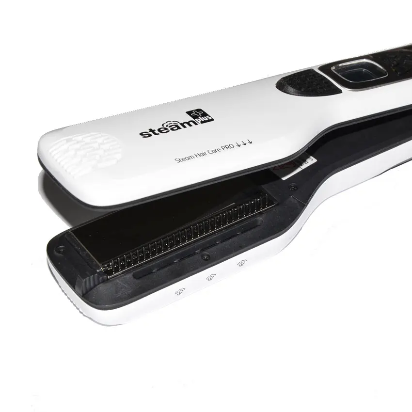CLRLIFE ЖК-дисплей плоский утюг Steampod выпрямитель для волос щетка титановая Керамическая электрическая Паровая выпрямитель для волос пластина гребень