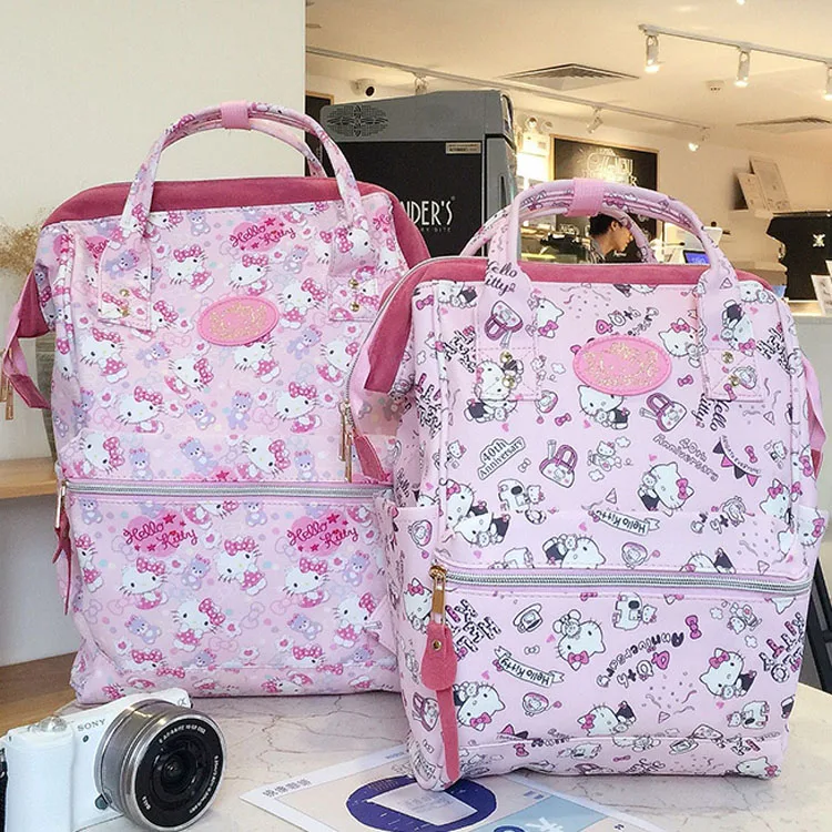 

Le Di's shoulder bag, Korean style travel bag, girl student bag, waterproof computer backpack.CARTOON