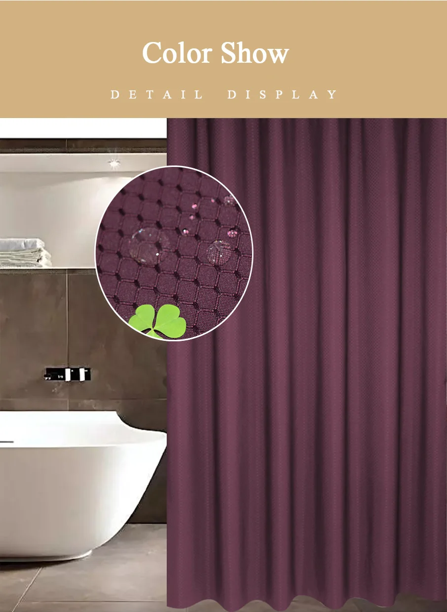 Shower Curtain Honeycomb for HomeHotel 13