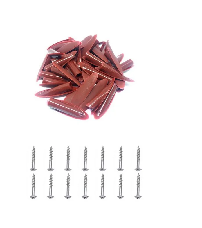 100pcs Plastic Caps Woodworking Pocket Hole Jig Pocket Plugs +100PCS