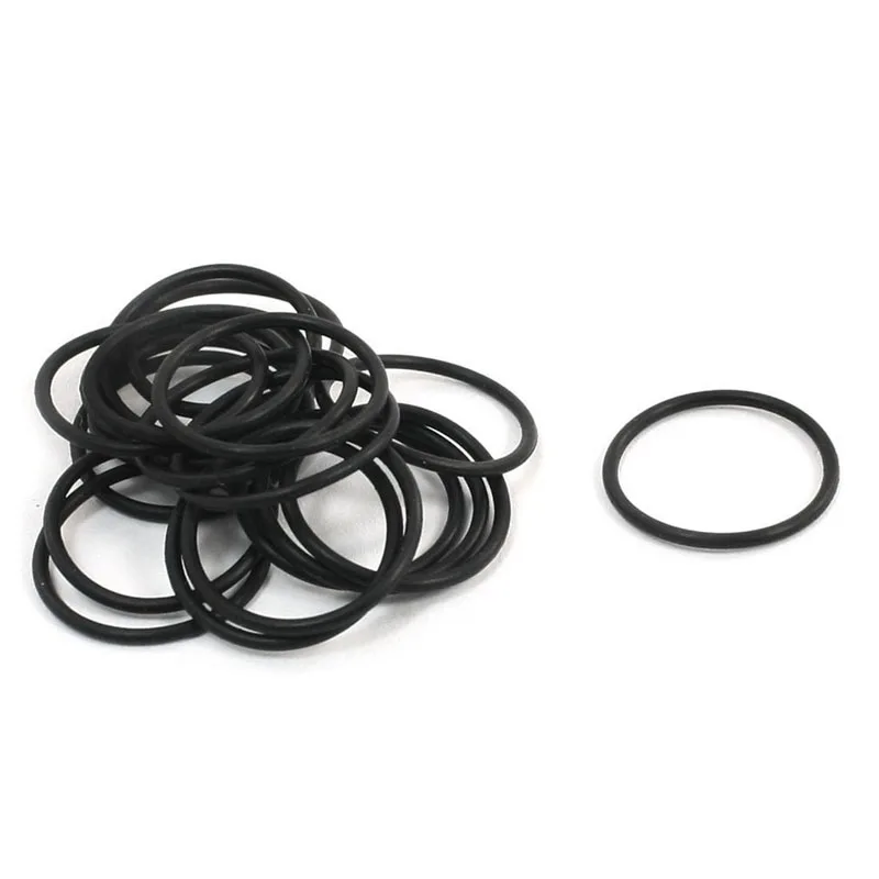 

20Pcs 16mm x 1mm Metric Rubber Sealing Oil Filter O Ring Gaskets Black
