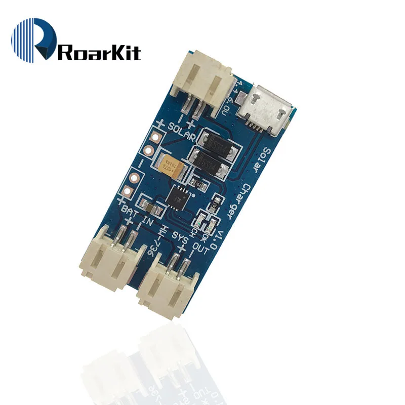 

Mini Solar Lipo Charger Board CN3065 Lithium Battery Chip DIY Outdoor Charging Board Module with Connector Wire For Arduino