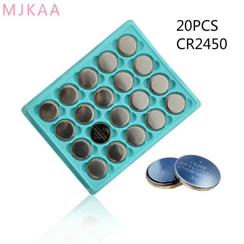 

20x CR2450 3V Button Cell Coin Batteries Car Remote Control Alkaline DL2450 CR2450N ECR2450 BR2450