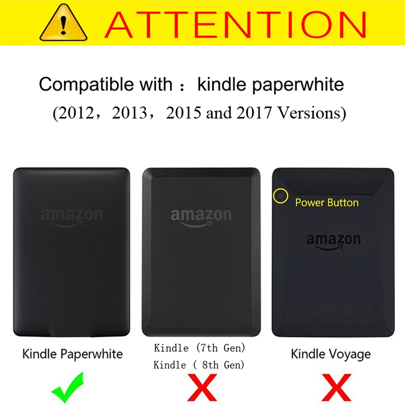 Ультра тонкий чехол для Amazon Kindle Paperwhite 1 2 3 2013 6 дюймов электронная книга полная защита Авто спящий Чехол+ пленка+ стилус