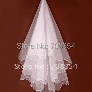 Promotion~Wedding Accessory~~Good Quality Imitation Pearl Veil/Bridal Veils | Свадьбы и торжества