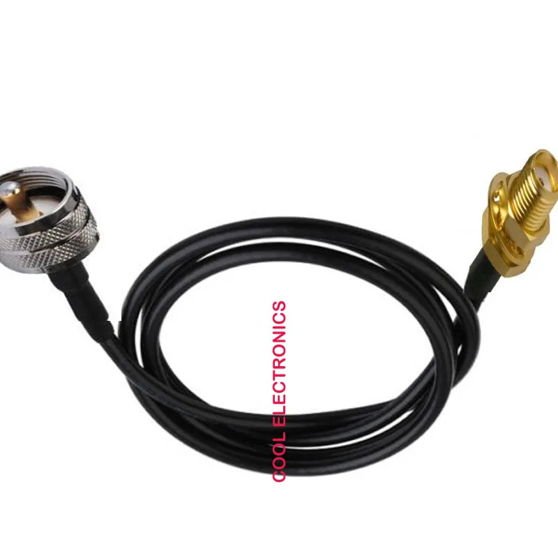 SMA Female to UHF PL259 Male Adapter Connector RG58 Pigtail Cable 1m | Обустройство дома