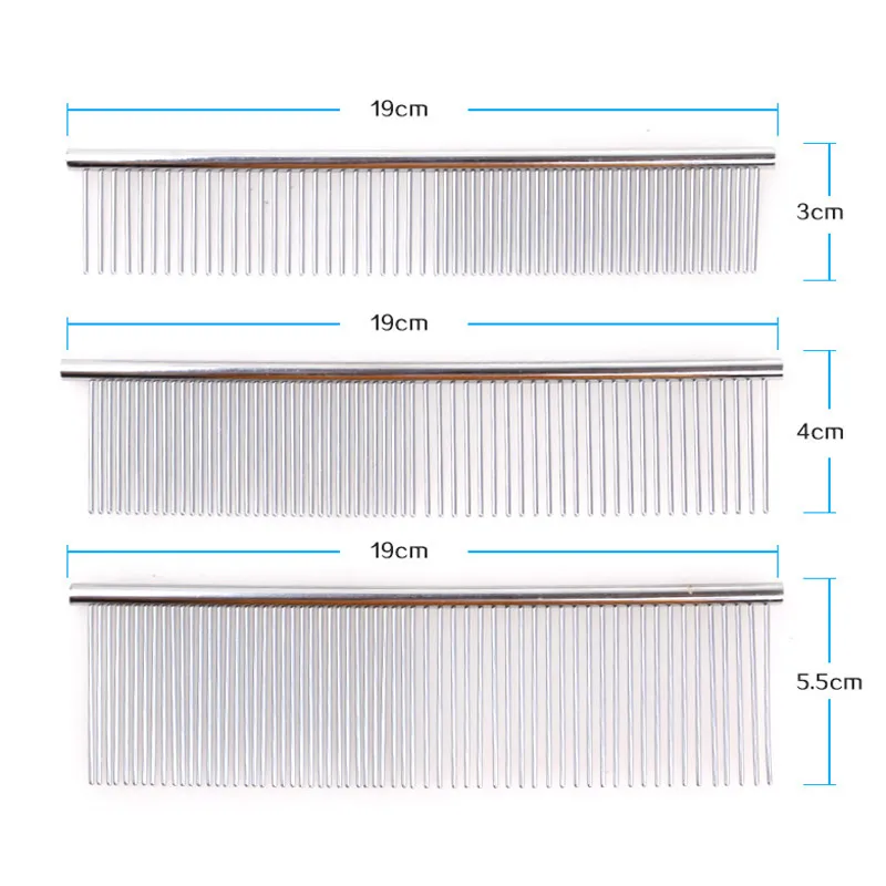 Профессиональная собака, Высококачественная расческа для ухода за волосами из нержавеющей стали, очищающая триммер для волос в стиле кошки, чистящие аксессуары