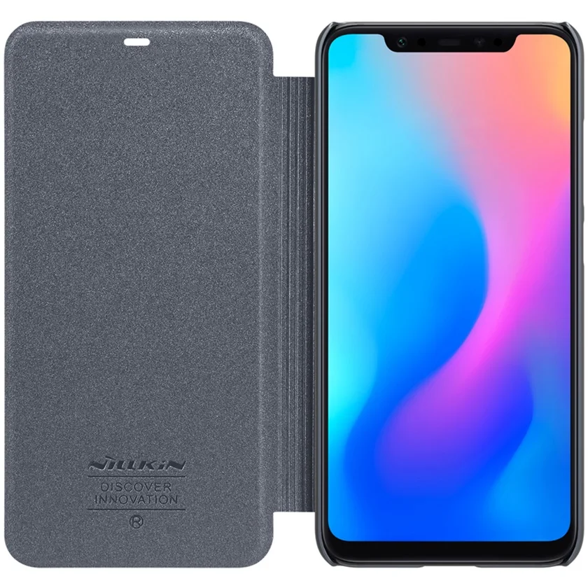 Для Xiaomi Mi 8 SE чехол Nillkin Sparkle жесткий пластиковый PU Флип кожаный чехол для телефона сумки для Xiaomi Mi 8 SE чехол с функцией сна