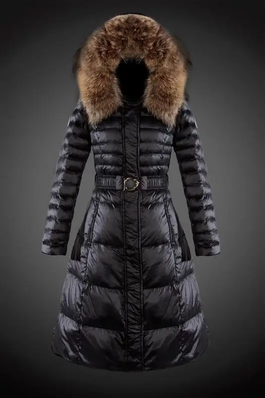 High Quality Name France Women Down Jackets Long With Fur Collar Style