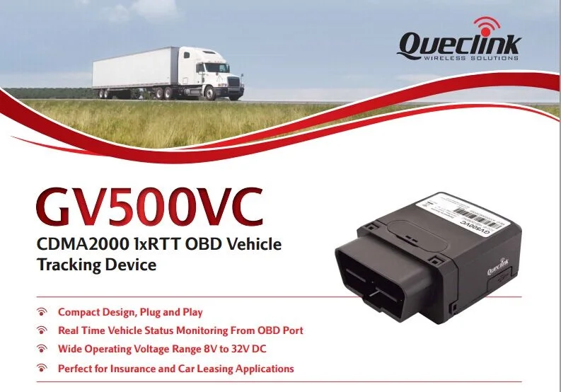 Автомобильный OBDII устройство слежения GV500VC Queclink gps автомобильный трекер локатор внутренний сканер OBD внутренний u-блок напряжение 8 в до 32 В DC