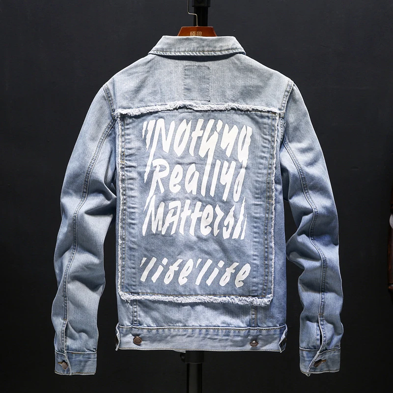 DIMUSI رجل الدنيم سترة الربيع الخريف الأزياء العصرية ممزق الدينيم سترة رجل الجينز سترة أبلى الذكور كاوبوي معاطف الملابس