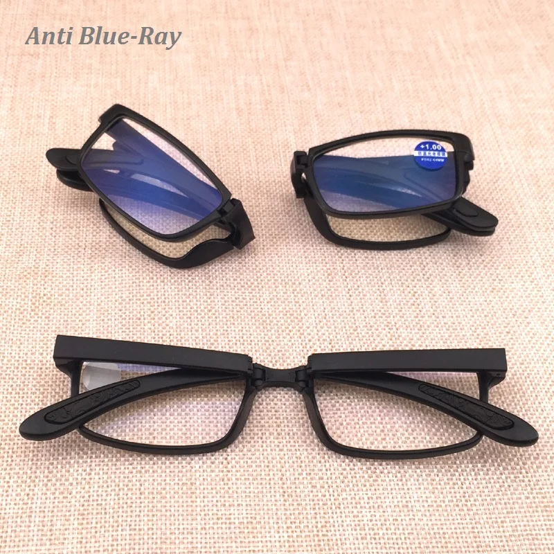 Anti-Blu-ray plegable gafas de lectura de las mujeres de los hombres plegable gafas dioptrías óptico computadora gafas Vintage gafas Retro gafas Anti-Blu-ray plegable gafas de lectura de las mujeres de los hombres plegable gafas dioptrías óptico computadora gafas Vintage gafas Retro gafas