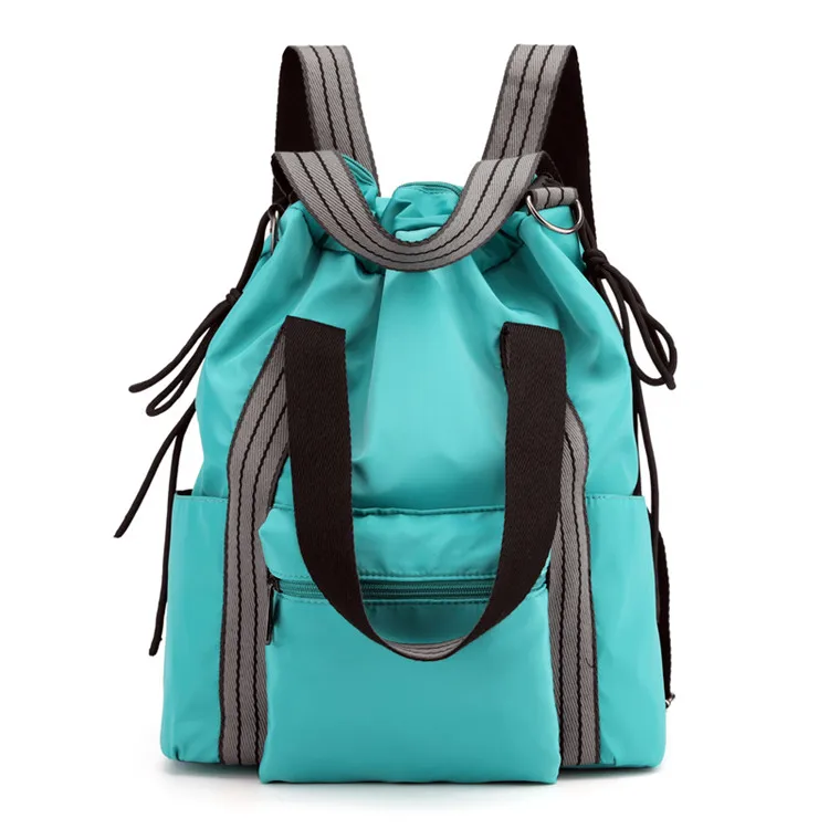 Нейлоновый женский рюкзак, женские высококачественные школьные сумки через плечо, повседневные Рюкзаки большой вместимости, подростковые рюкзаки для путешествий, Mochila Bolsa - Цвет: Cyan