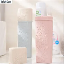 Portable Toothbrush  Storage Box Toothbrush Holder Brush Cap Clean Box  Travel Case Storage Organizer Bathroom Supplies