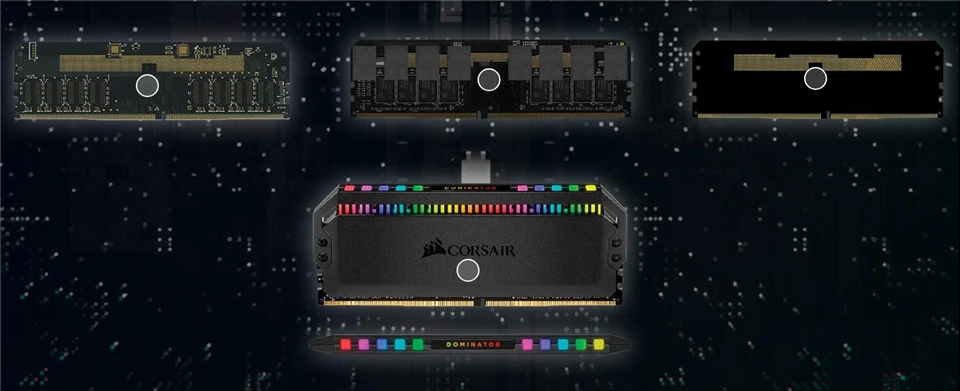 Corsair Dominator Platinum воздушный поток RGB светодиодный память оперативная Память DDR4 2*8 ГБ D ram 3000 МГц 3200 МГц 3600 МГц для рабочего стола