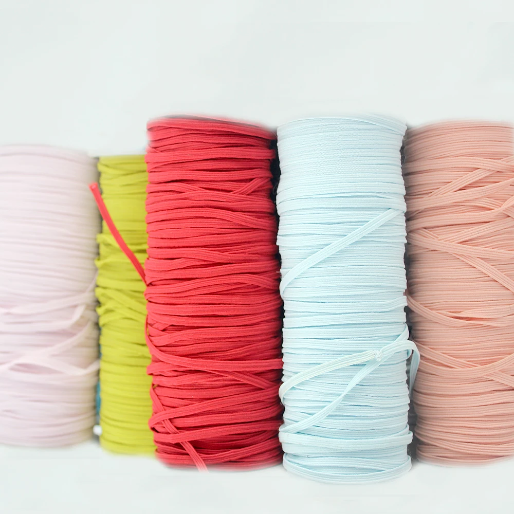 

20 yards 3mm sewing elastic band tape skinny elastic ribbon garment headband fabric