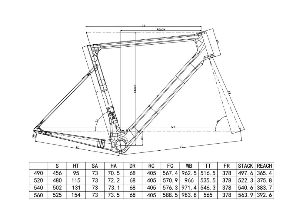 Flash Deal hot panting TAIWAN brand FASTERWAY classic carbon road frameset UD weave carbon bike frame:Frameset+Seatpost+Fork+Clamp+Headset 2