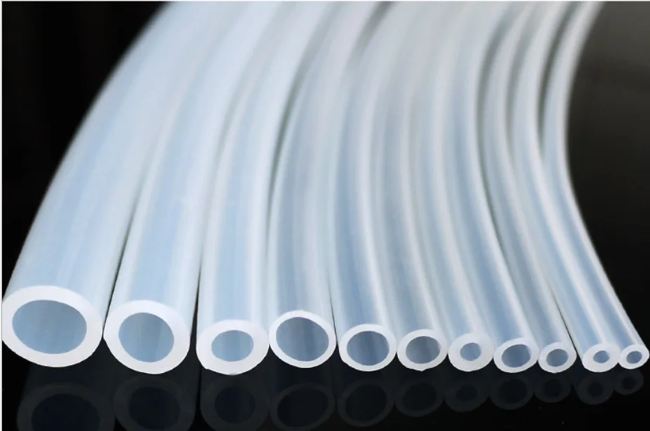 

One Meter Food Grade Silicone Rubber Flexible Garden Tube Water Hose Beer & Wine Making Beer Water Line 2-14mm