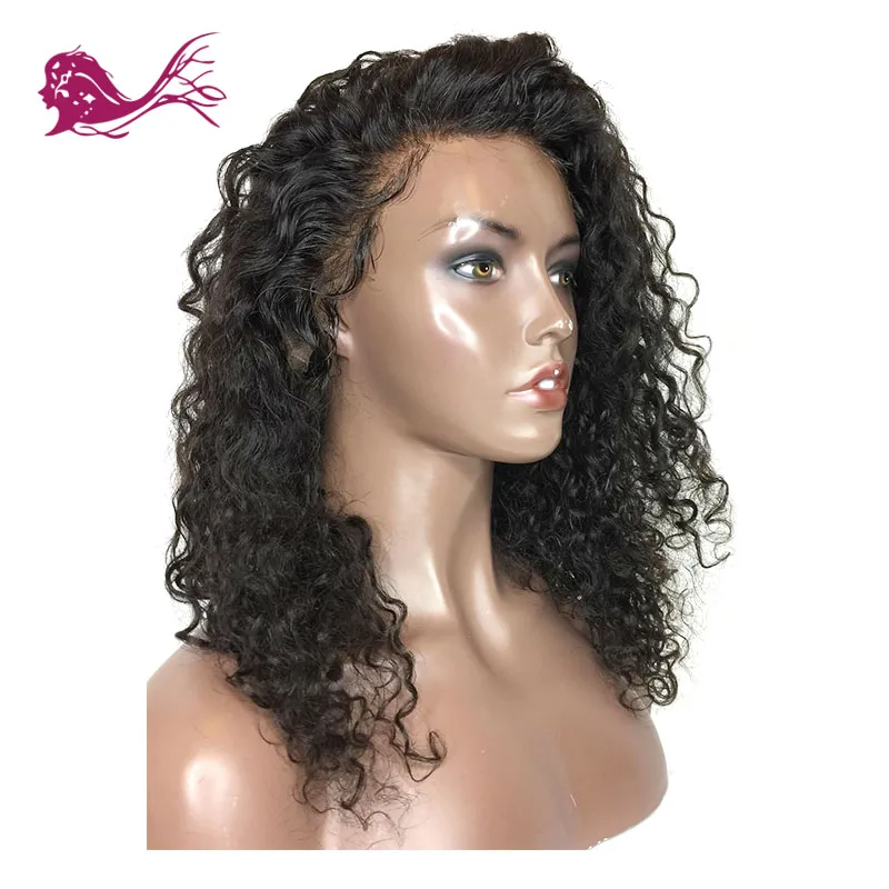 

EAYON HAIR Brazilian Remy Hair Curly Wigs Full Lace Human Hair Wigs For Black Women With 130% Density Baby Hair Full End