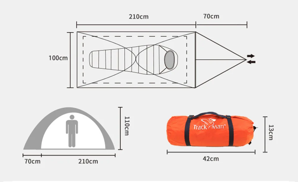 1 Person cycling tent 4 Seasons Tent Portable Large Shade Outdoor Beach Sun Shelter Tents Waterproof Camping