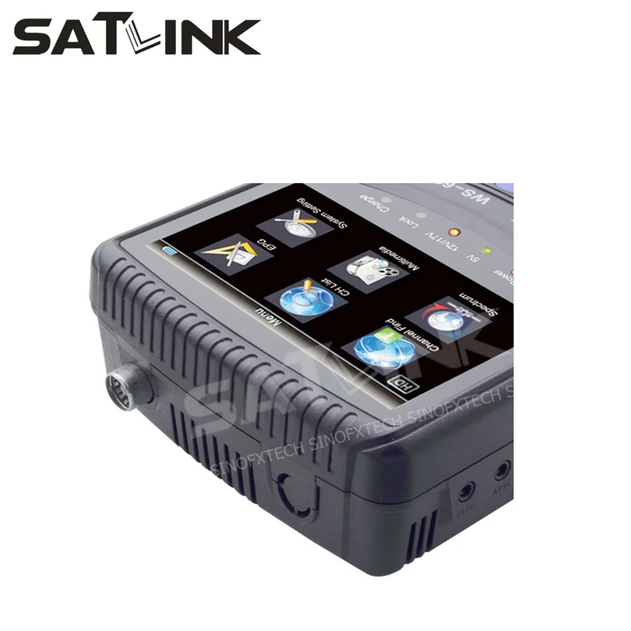 Satlink WS-6965 HD DVB-T2 измеритель сигнала 4,3 дюймов ЖК-анализатор спектра поисковик сатлинк ws6965