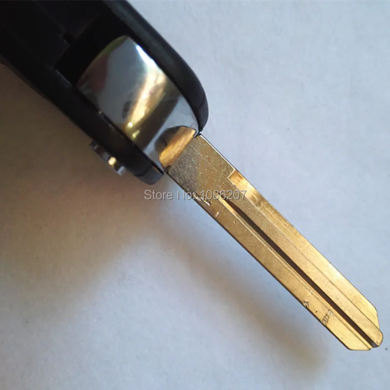DAKATU 4 кнопки Uncut складной чехол дистанционного ключа оболочки для Nissan Sentra Maxima A33 чехол брелока Дистанционного Управления крышка