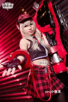 

[STOCK] 2018 Anime GOD EATER2 ALISA Red Battle Uniform Cool Girl Cosplay Costume Full Set For Women Halloween Free Shipping New.